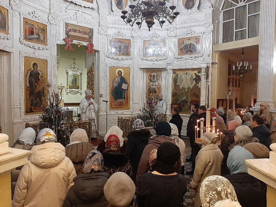 Рождество Христово в Преображенском кафедральном соборе Балашихи